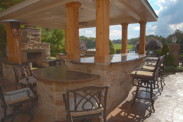 Outdoor Kitchen And Bar
 B T Klein’s Landscaping Hardscapes