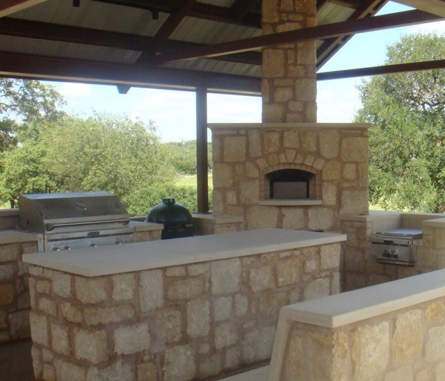 Outdoor Kitchen Austin
 Hill Country Outdoor Kitchen Patio Austin by Texas