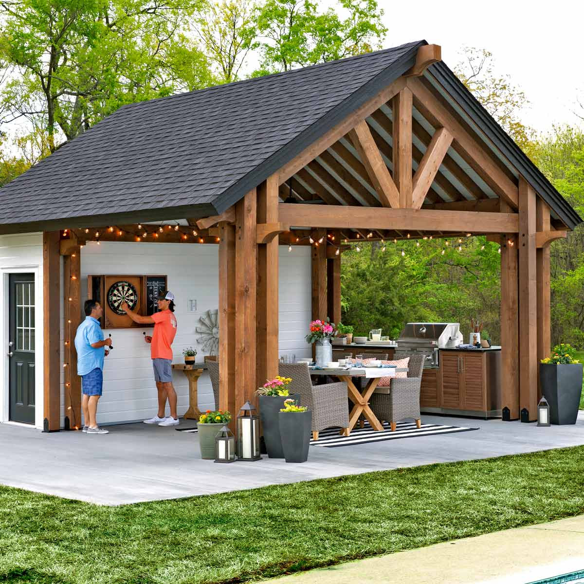Outdoor Kitchen Buildings
 Outdoor Kitchen Pavilion Shed