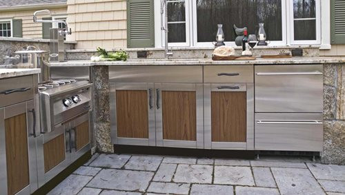 Outdoor Kitchen Cabinet Doors
 Outdoor Kitchen Cabinets Landscaping Network