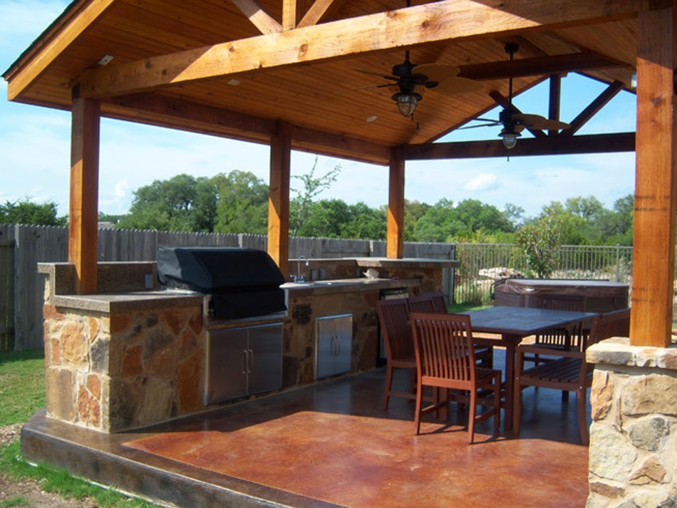 Outdoor Kitchen Covered Patio
 Outdoor patio cover designs outdoor kitchen covered patio