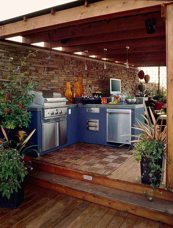 Outdoor Kitchen Decor
 32 Outdoor Kitchen Designs That You Gonna Love