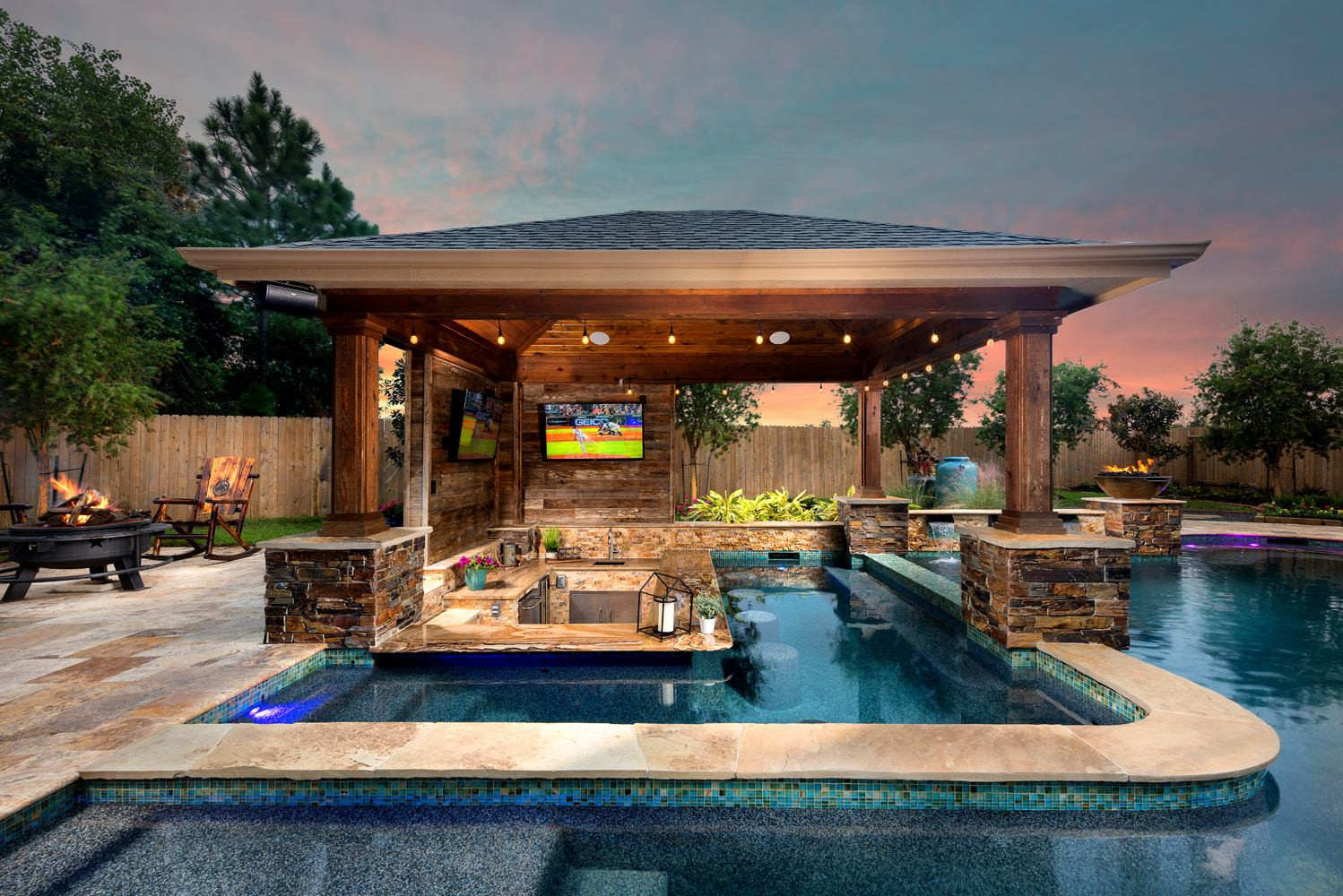 Outdoor Kitchen Designs With Pool
 Outdoor Living s Houston