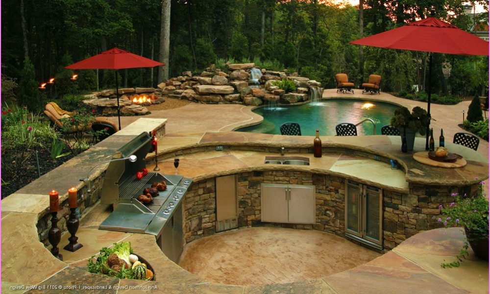 Outdoor Kitchen Designs With Pool
 These 5 Outdoor Kitchen Designs Are Marvelous MidCityEast