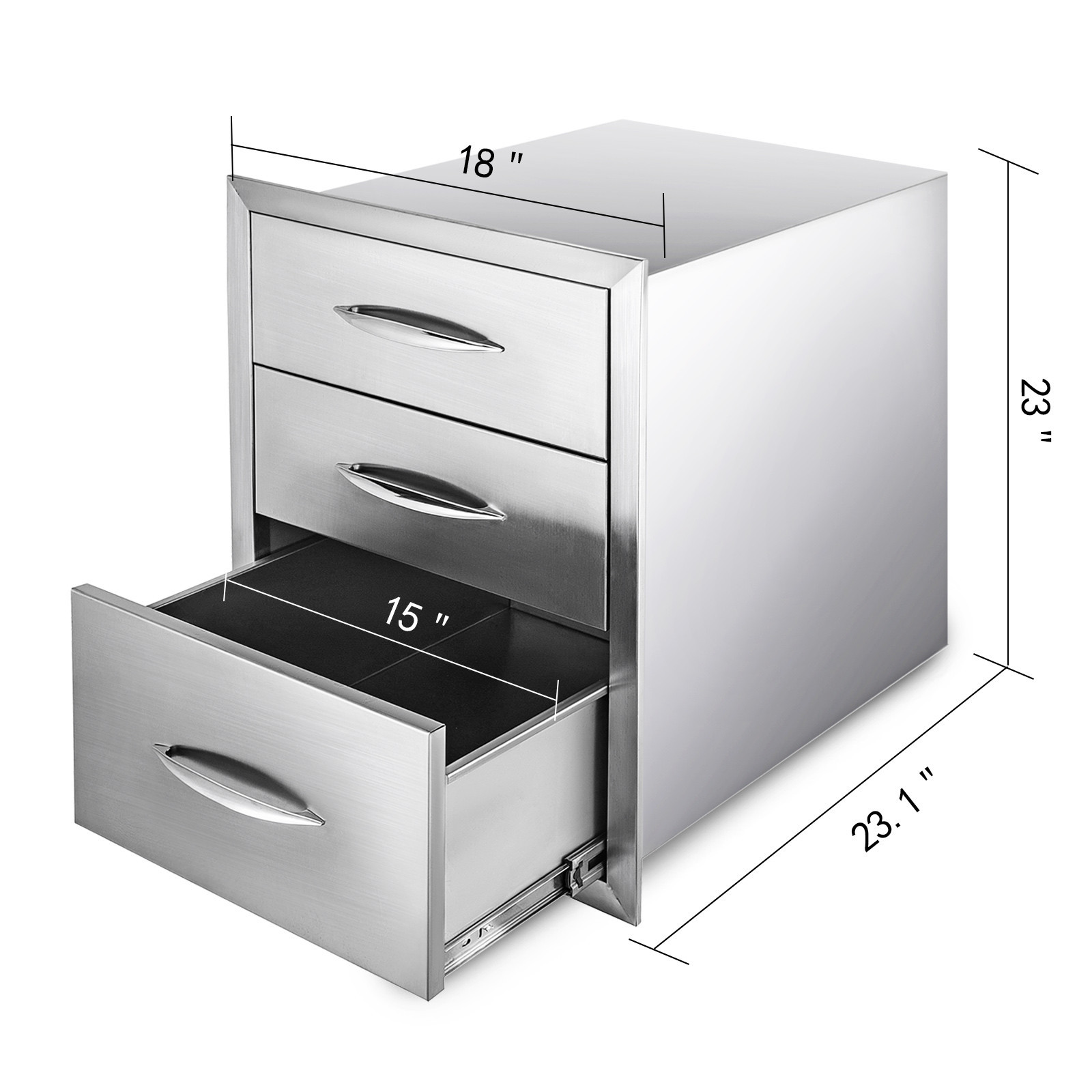 Outdoor Kitchen Doors And Drawers
 Outdoor Kitchen Drawer Door Access BBQ Drawer Vertical