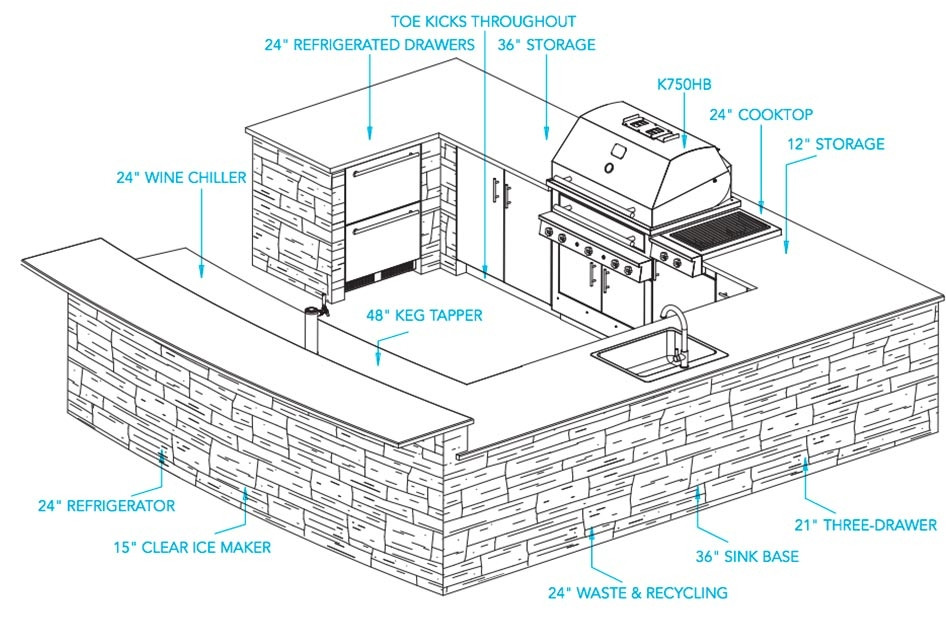 Outdoor Kitchen Floor Plans
 Outdoor kitchen floor plans Video and s