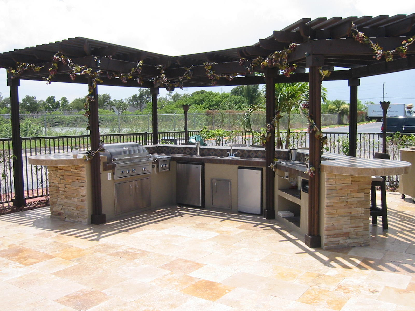 Outdoor Kitchen Gazebo
 Outdoor kitchen gazebo 20 binations of indoor and