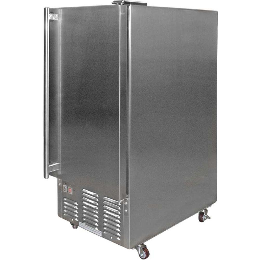 Outdoor Kitchen Ice Maker
 Cal Flame 1 71 cu ft Built In Stainless Steel Outdoor
