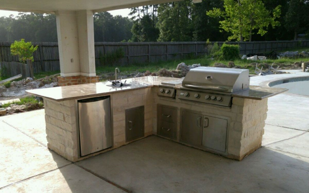 Outdoor Kitchen Islands
 Outdoor Kitchen Island Houston TX