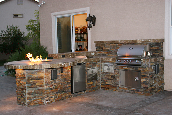 Outdoor Kitchen Islands
 Barbecue Islands Las Vegas Outdoor Kitchen