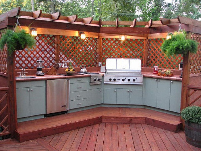 Outdoor Kitchen Modules
 Outdoor Kitchen Ideas for Backyard Entertaining DIYBunker