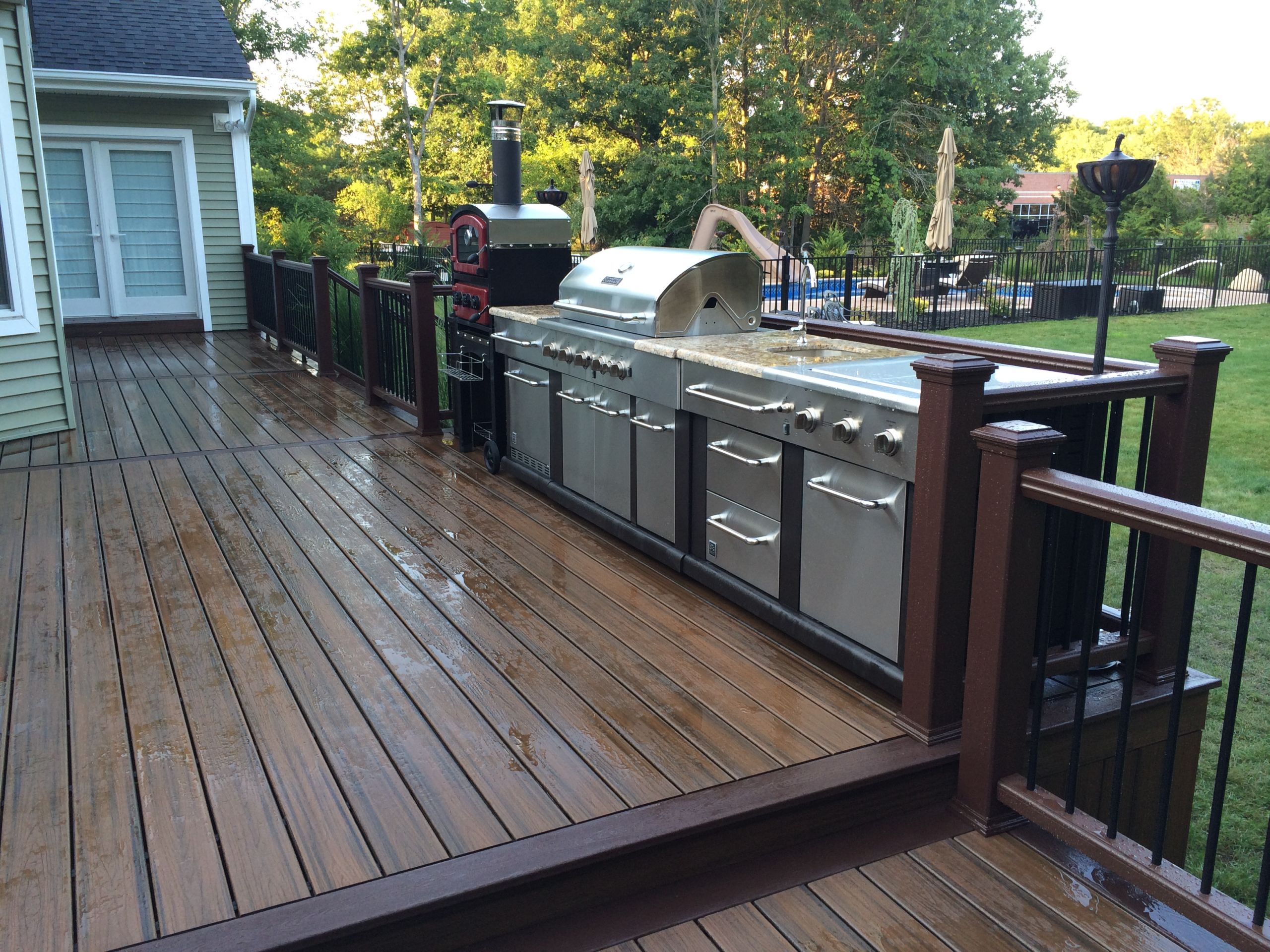 Outdoor Kitchen On Deck
 DECKS ONLY Portfolio