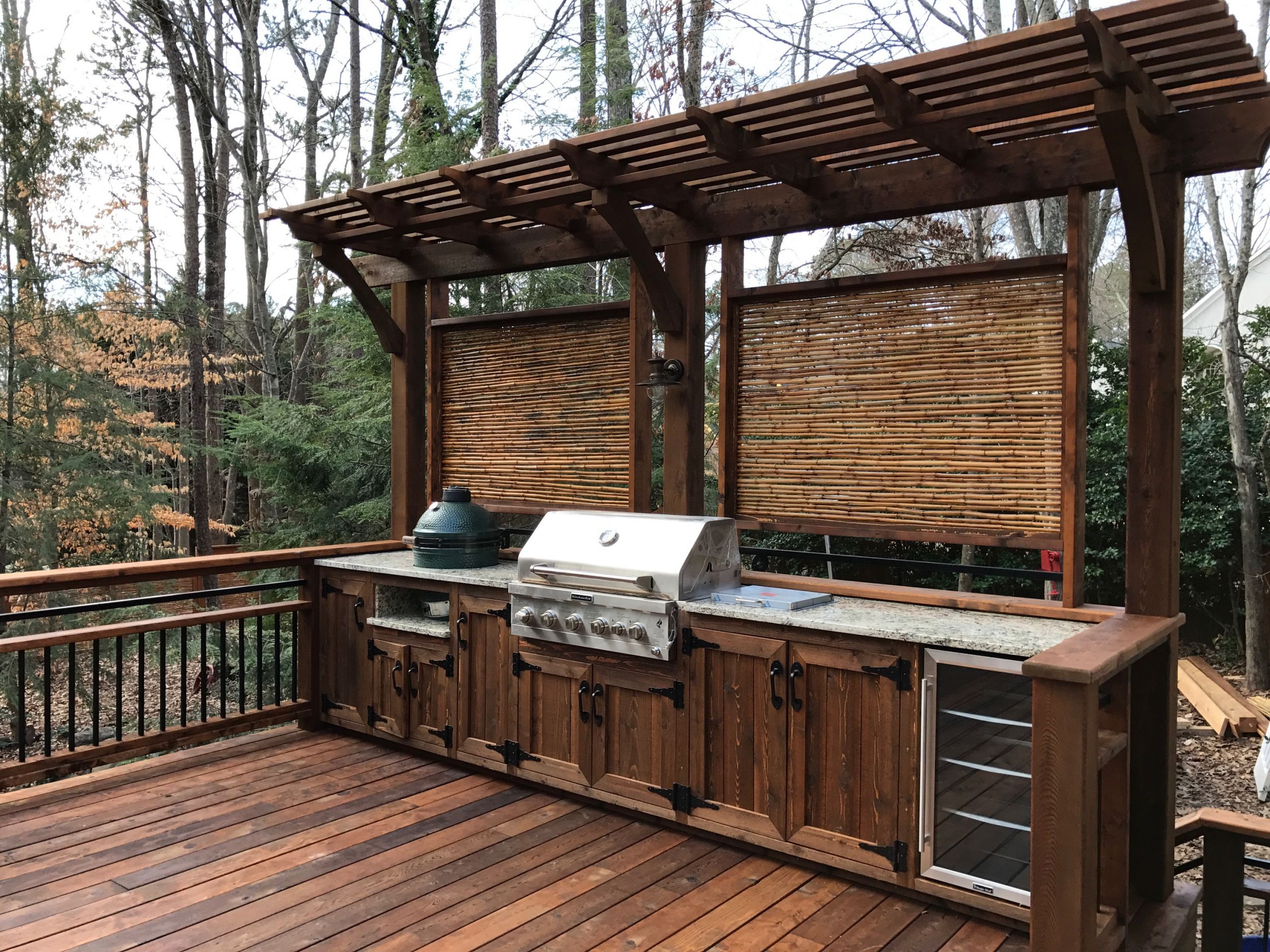 Outdoor Kitchen On Deck
 Dreamy Outdoor East Cobb Kitchen