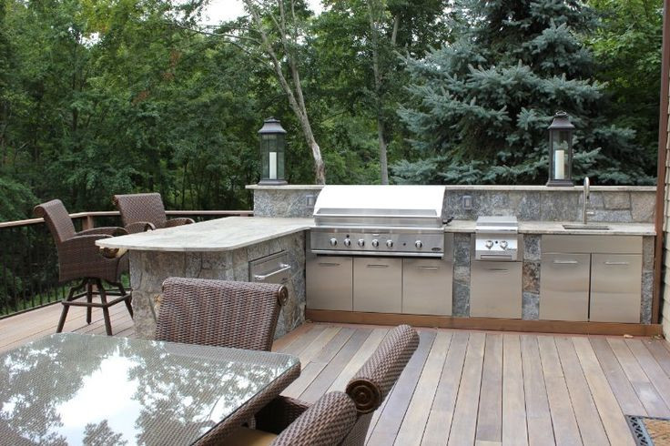 Outdoor Kitchen On Wood Deck
 1000 images about outdoor kitchen on wooden deck on