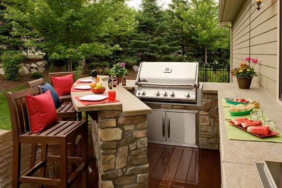 Outdoor Kitchen On Wood Deck
 21 best outdoor kitchen on wooden deck images on Pinterest