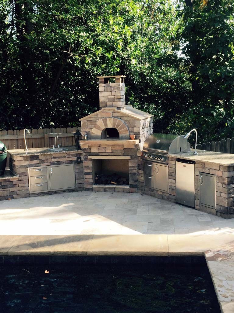 Outdoor Kitchen Pizza Oven
 Outdoor Brick Oven Kit Wood Burning Pizza Ovens