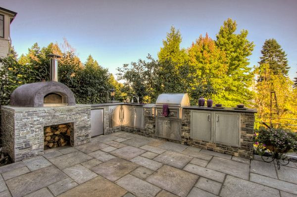 Outdoor Kitchen Pizza Oven
 Outdoor Kitchen Designs Featuring Pizza Ovens Fireplaces