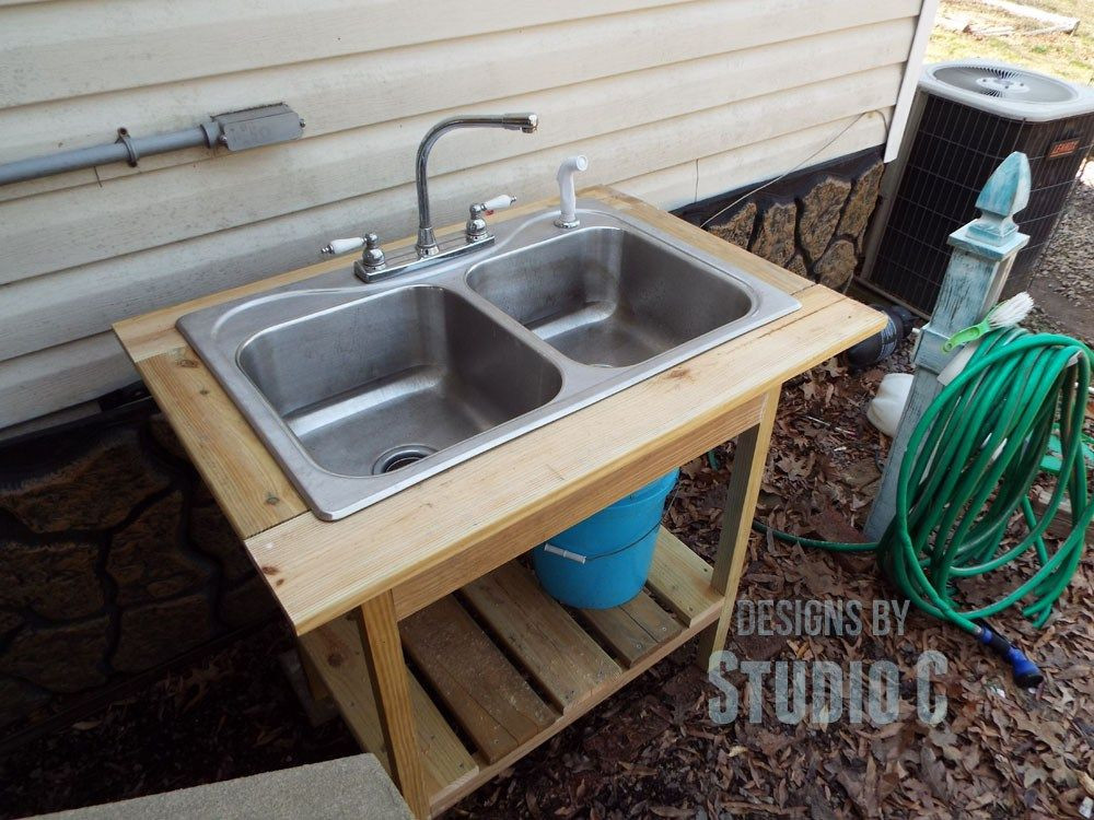 Outdoor Kitchen Sinks And Faucets
 install outdoor sink faucet angle