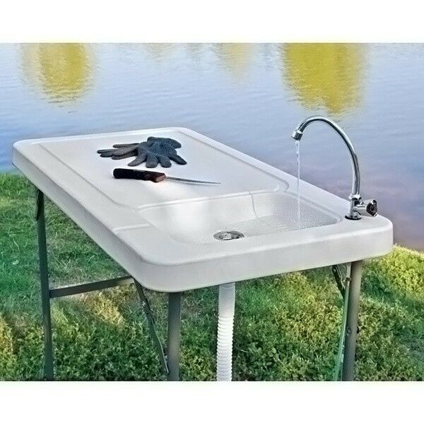 Outdoor Kitchen Sinks And Faucets
 Fish Cleaning Station Portable Table Outdoor Kitchen Sink