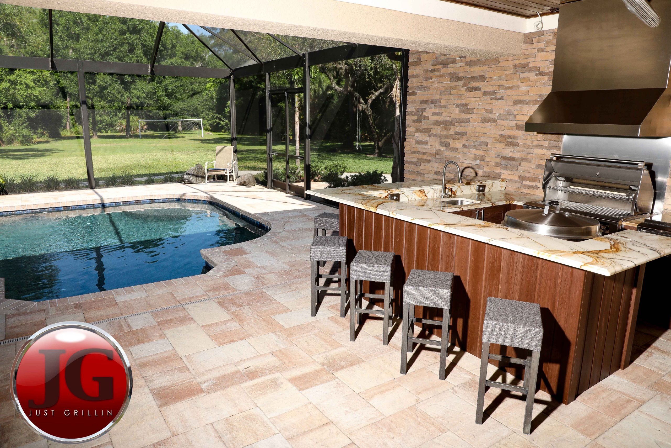 Outdoor Kitchen Tampa
 Outdoor Kitchen Design & Installation Just Grillin Tampa FL