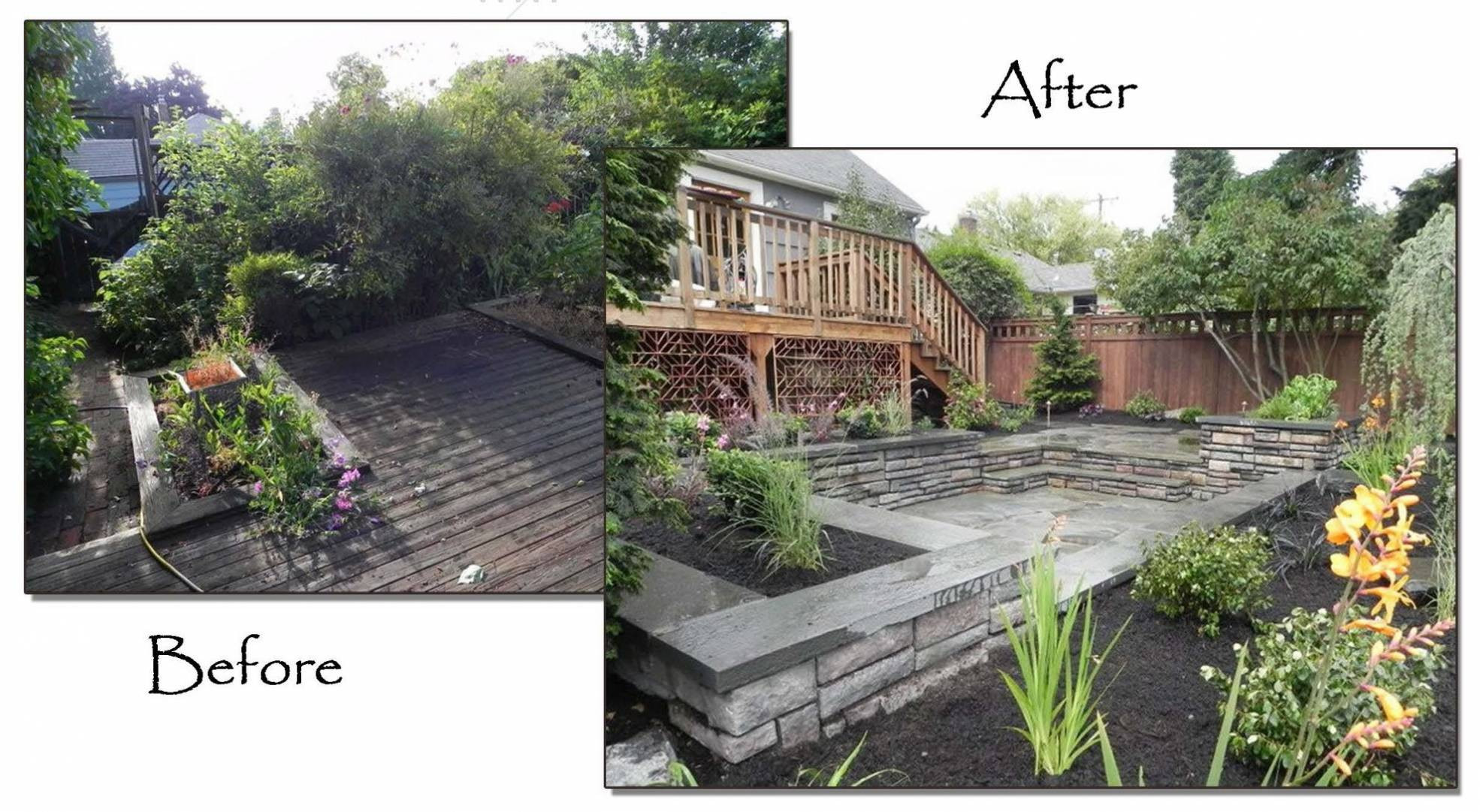 Outdoor Landscape Before And After
 Do I need a Landscape Design