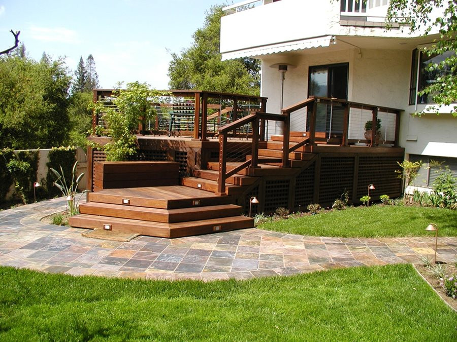 Outdoor Landscape Deck
 Deck Designs and Ideas for Backyards and Front Yards