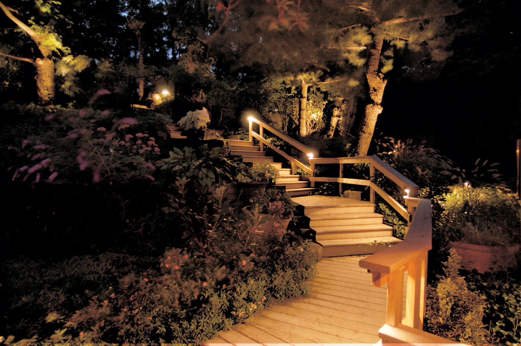 Outdoor Landscape Deck
 How To Add Lights To A Deck Screened Porch or Pergola by