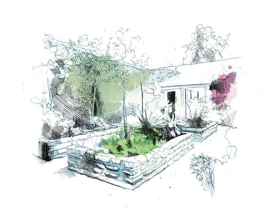 Outdoor Landscape Drawing
 8 Landscape Design Principles