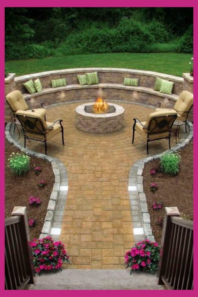 Outdoor Landscape Firepit
 Backyard Fire Pit Ideas and Designs for Your Yard Deck or