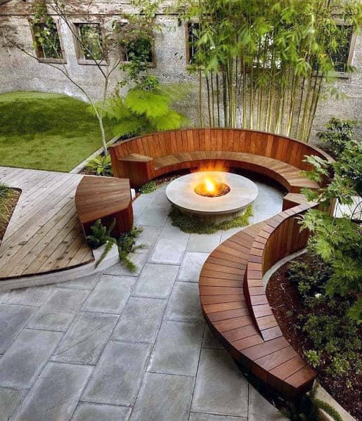 Outdoor Landscape Firepit
 Top 50 Best Fire Pit Landscaping Ideas Backyard Designs