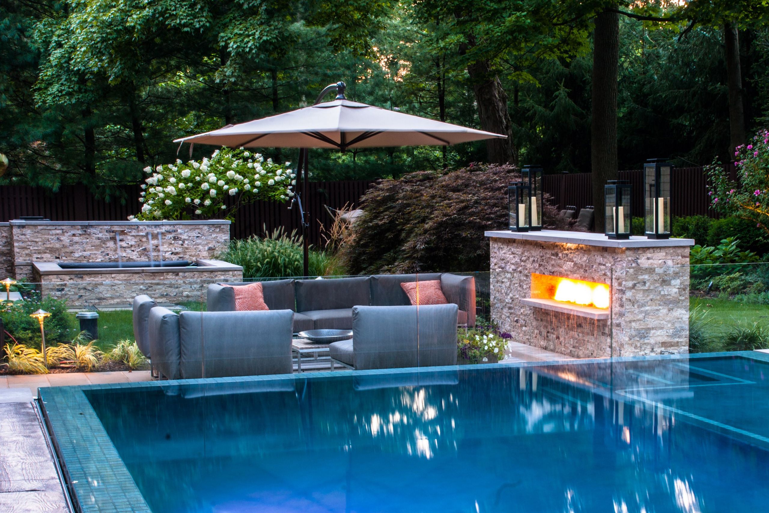 Outdoor Landscape Pool
 Bergen County NJ Pool & Landscaping Ideas Wins pany Awards