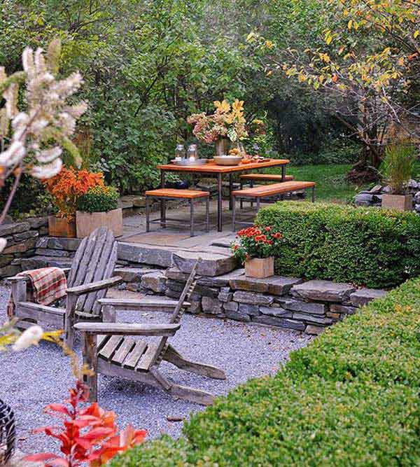 Outdoor Landscape Sitting 23 Simply Impressive Sunken Sitting Areas For a