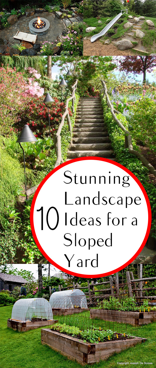 Outdoor Landscape Slope
 Slope Yard Landscaping Ideas Backyard Landscape and