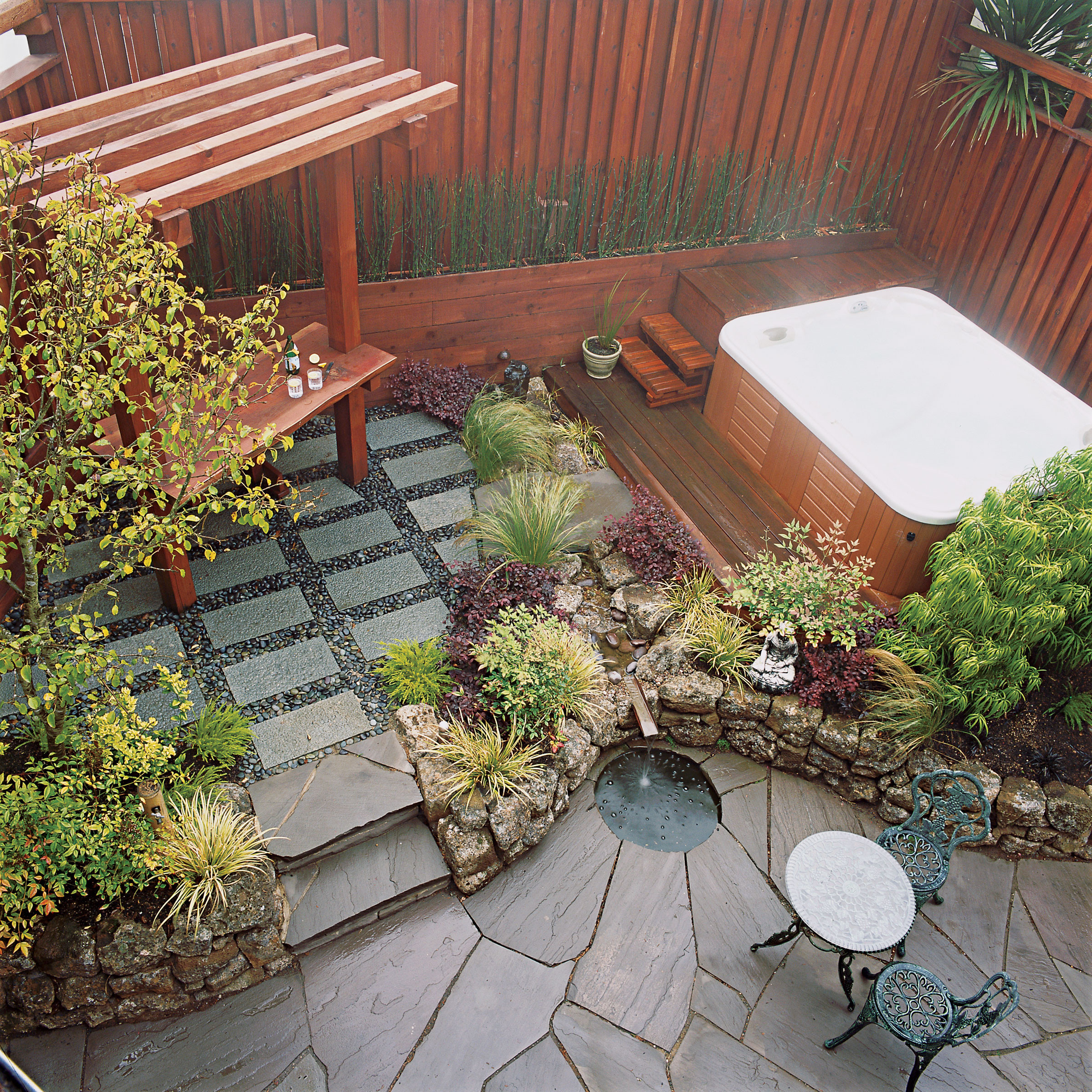 Outdoor Landscape Small Space
 Small Garden Secrets Sunset Magazine Sunset Magazine