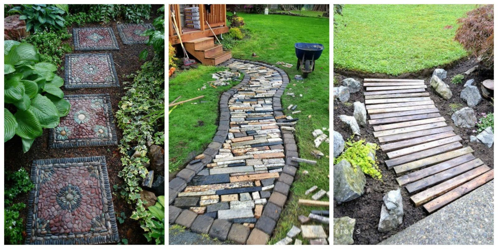 Outdoor Landscape Walkways
 10 DIY Garden Path Ideas How to Make a Garden Walkway