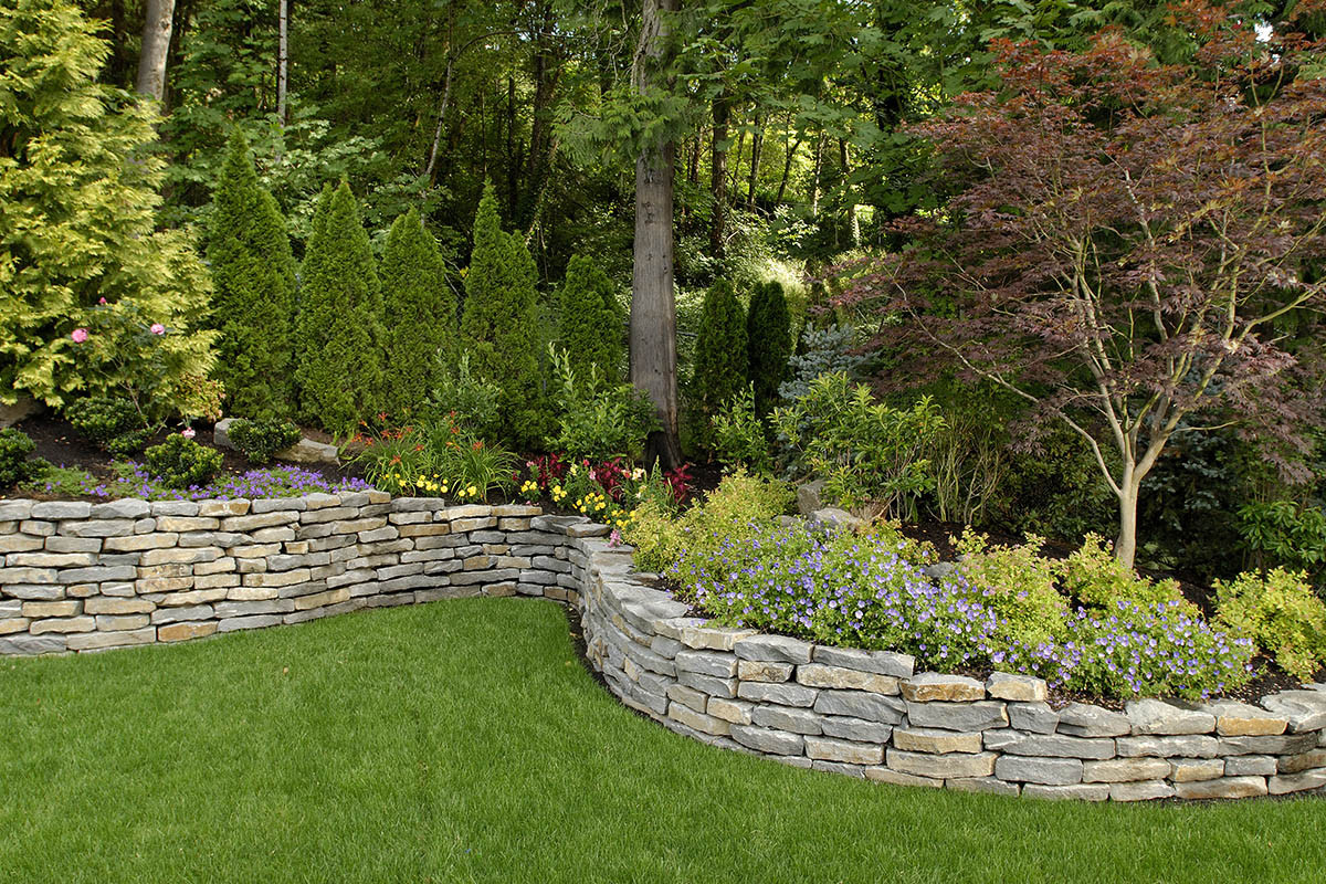 Outdoor Landscape Wall
 Big Sky Landscaping Retaining Walls