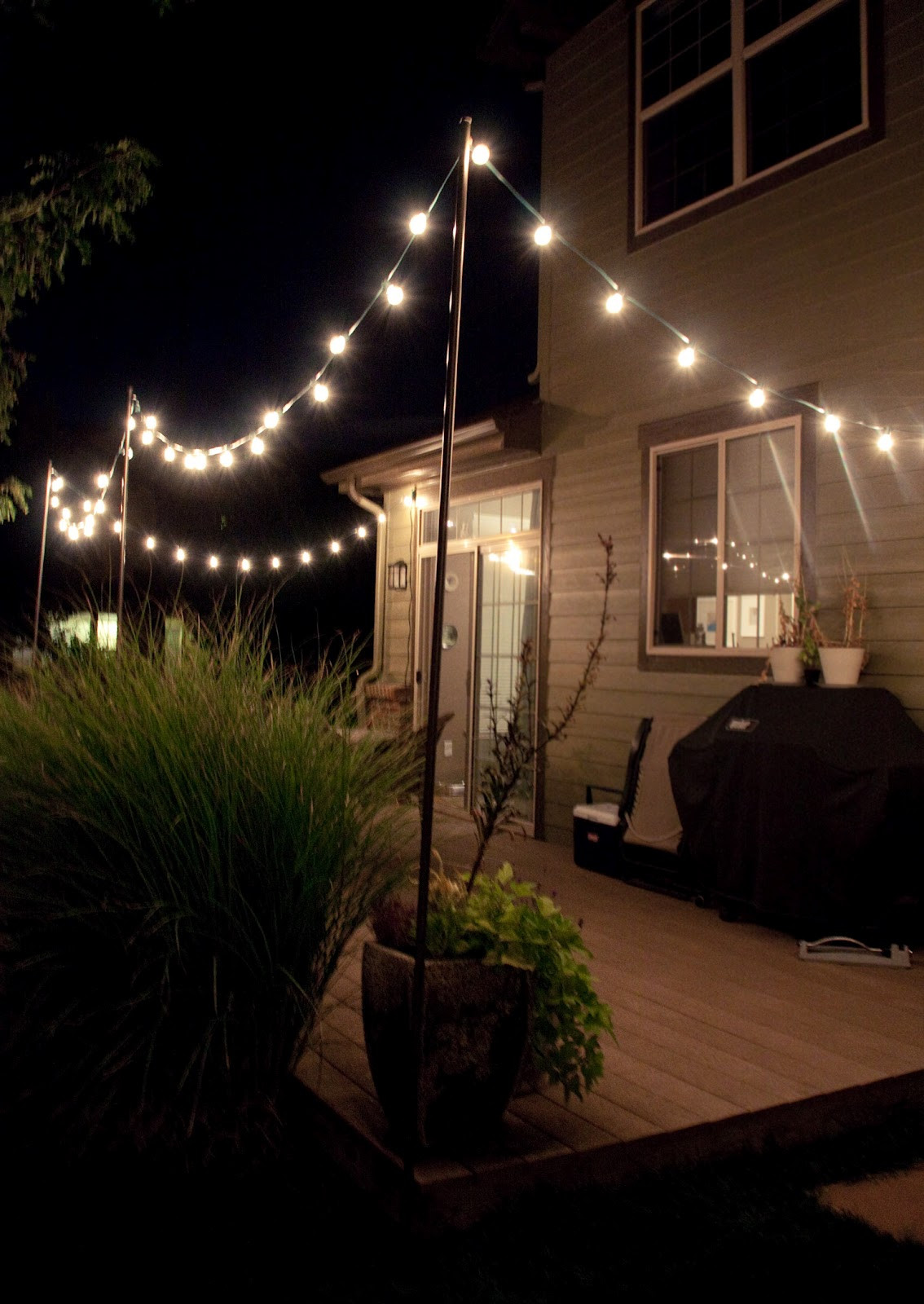 Outdoor Lights DIY
 Bright July DIY Outdoor String Lights