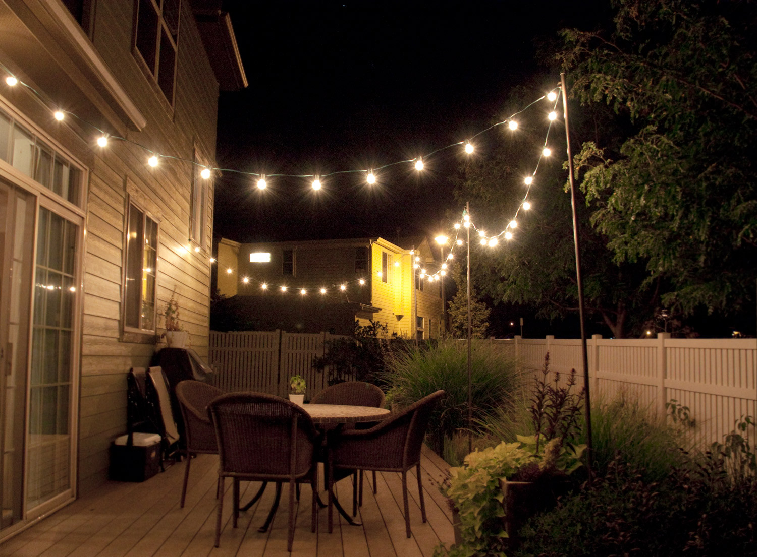 Outdoor Lights DIY
 Bright July DIY Outdoor String Lights