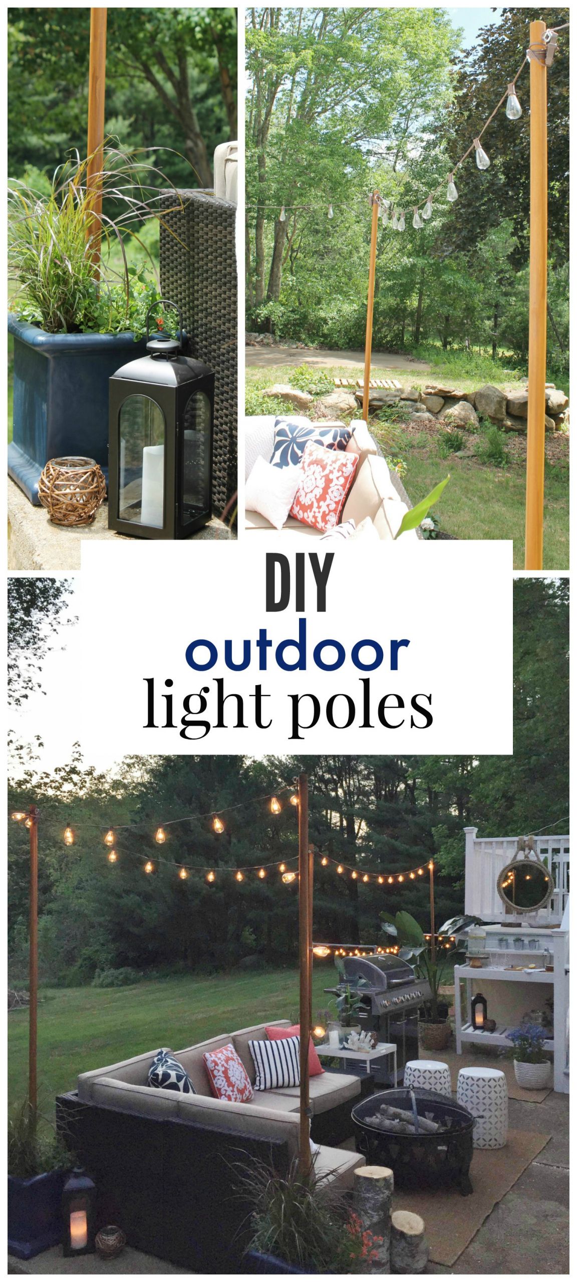 Outdoor Lights DIY
 DIY Outdoor Light Poles City Farmhouse