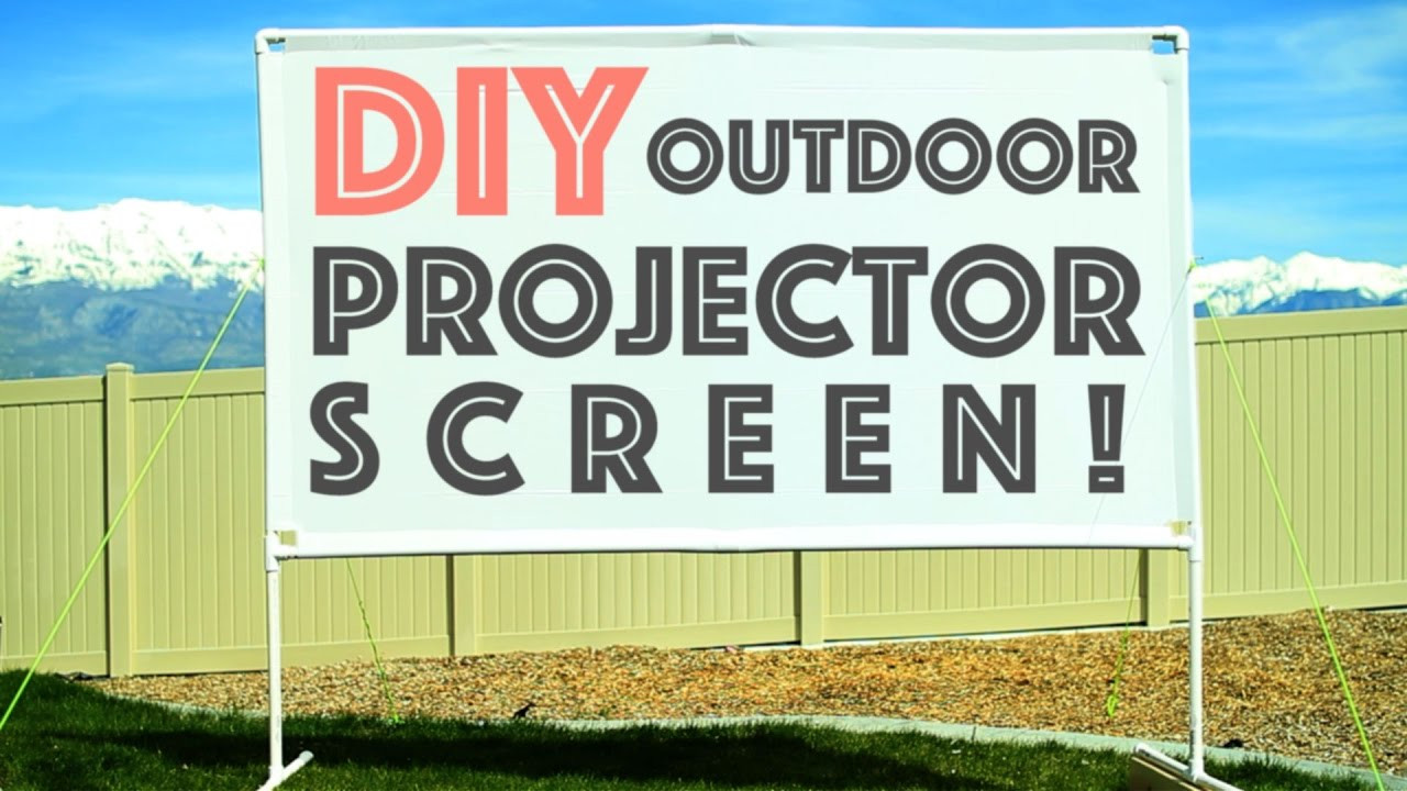 Outdoor Projector Screen DIY
 DIY Outdoor Projector Screen Plus Micro Projector Review