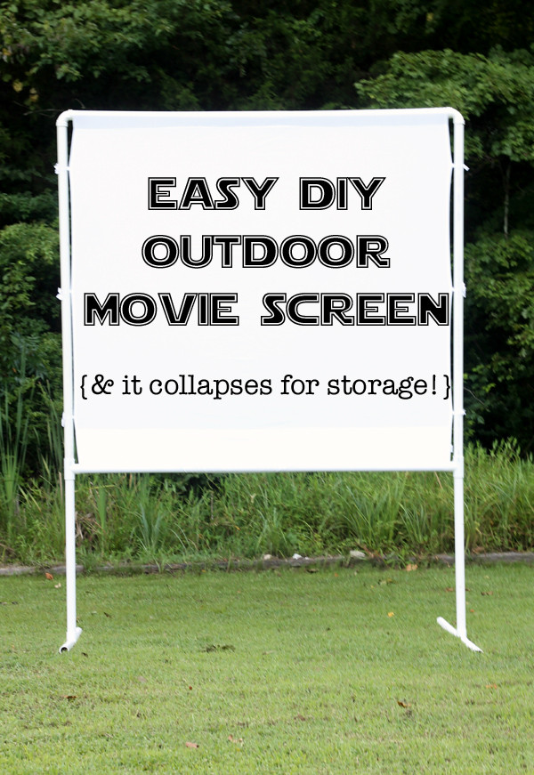 Outdoor Projector Screen DIY
 How to make an easy DIY outdoor movie screen
