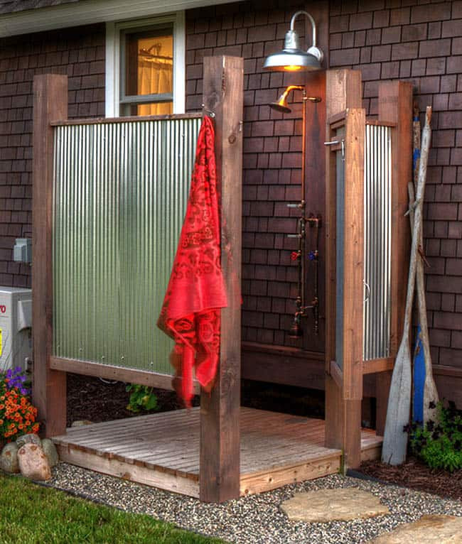 Outdoor Shower DIY
 16 DIY Outdoor Shower Ideas A Piece of Rainbow