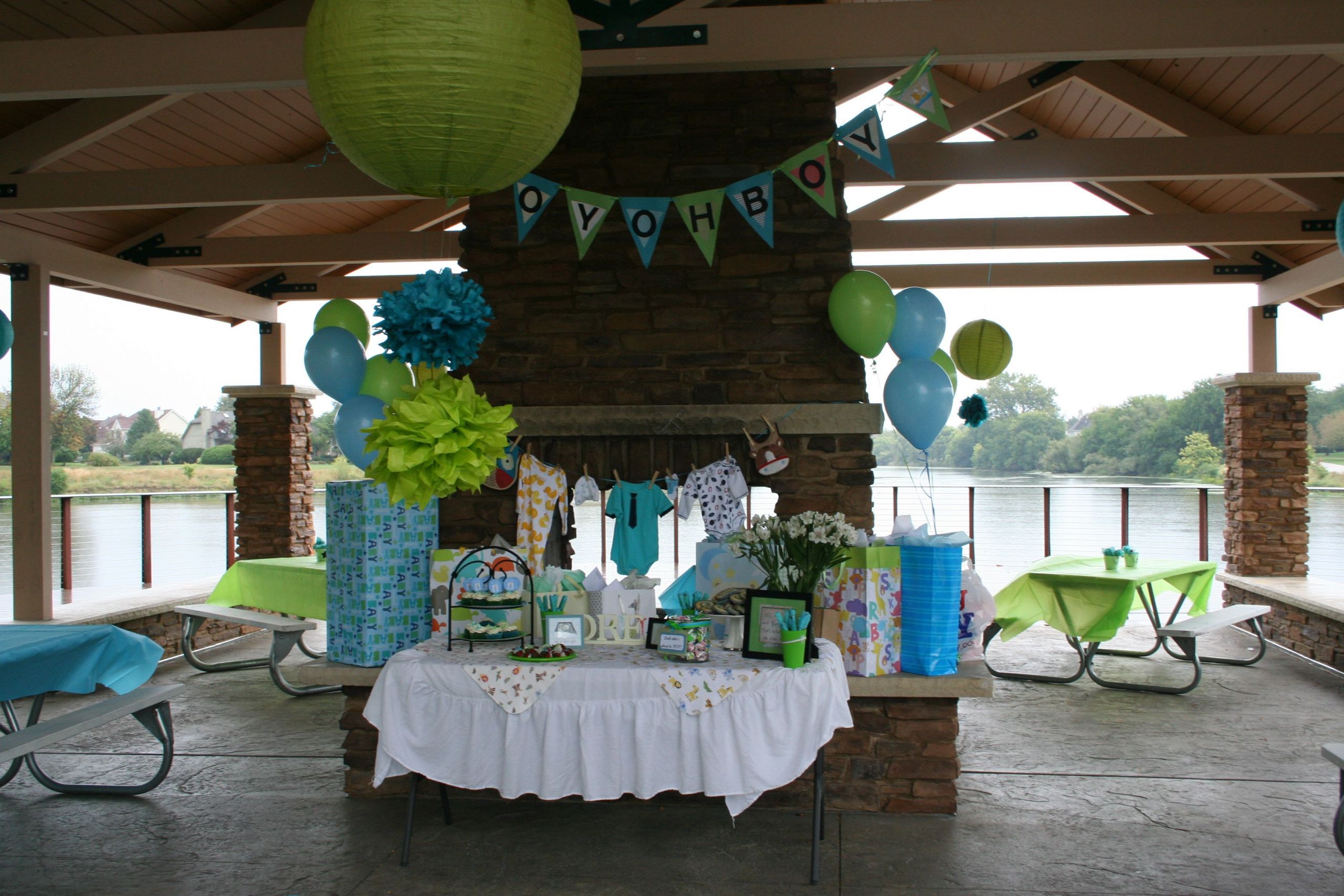 Outdoors Baby Shower Decoration Ideas
 Outdoor baby boy shower Baby children ideas