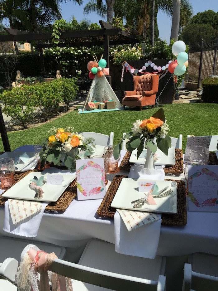 Outdoors Baby Shower Decoration Ideas
 Modern Boho Baby Shower Baby Shower Ideas Themes Games