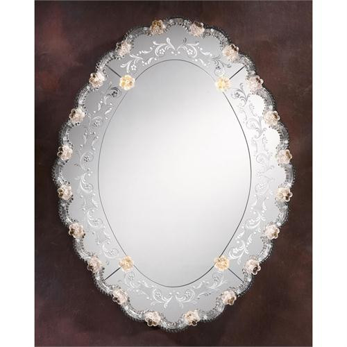 Oval Bathroom Mirrors Brushed Nickel
 Brushed Nickel Bathroom Mirror as Sweet Wall Decoration