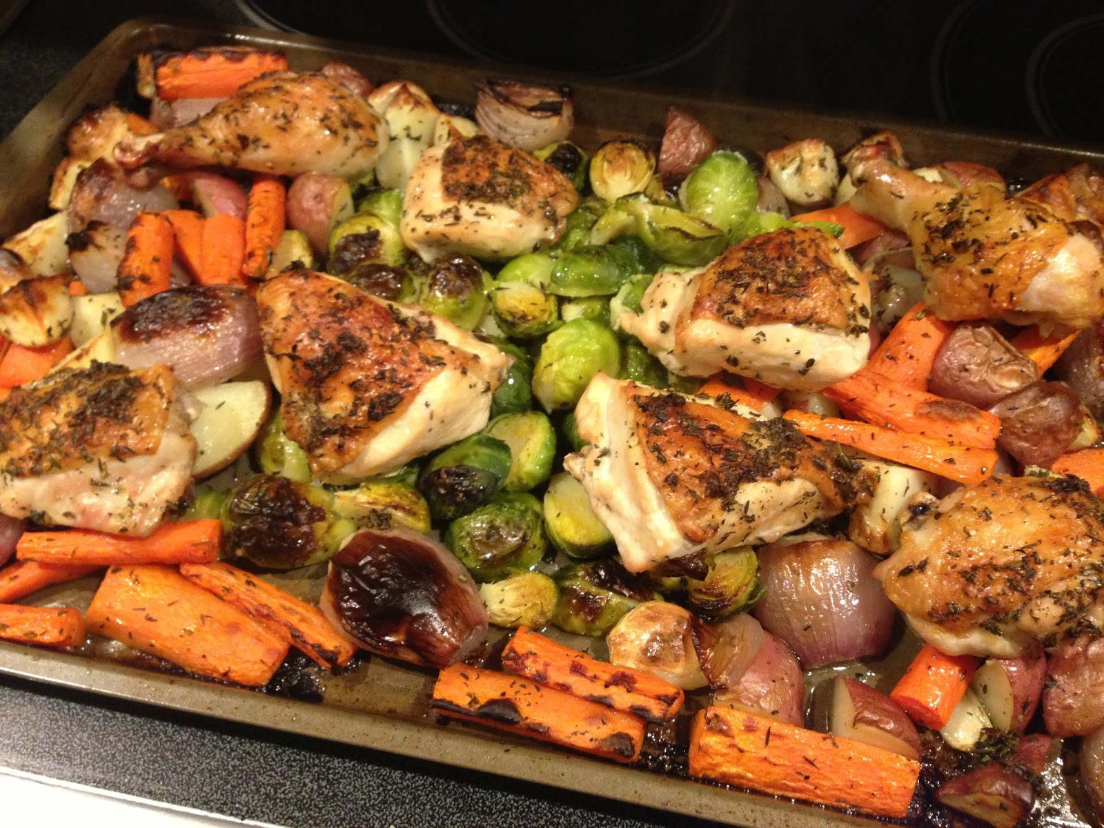 Oven Roasted Chicken Breast And Vegetables
 oven grilled chicken and ve ables