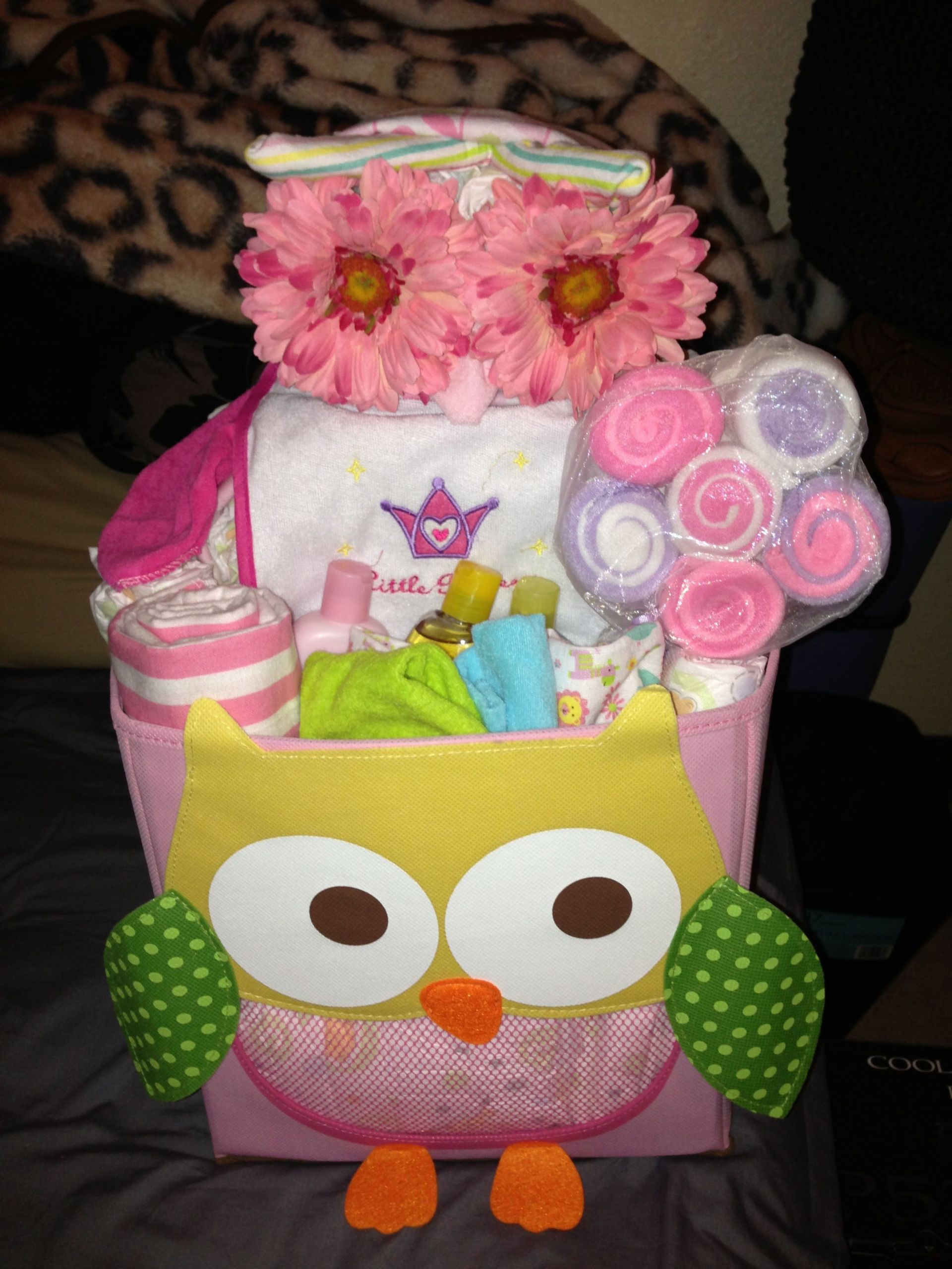 Owl Themed Baby Gifts
 Owl themed baby shower Simple Girly Cute