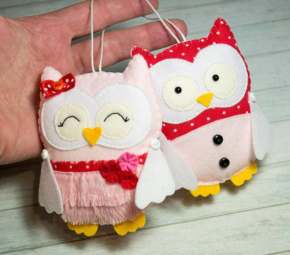 Owl Themed Baby Gifts
 Owl ornament Girlfriend t Baby shower theme Valentines t