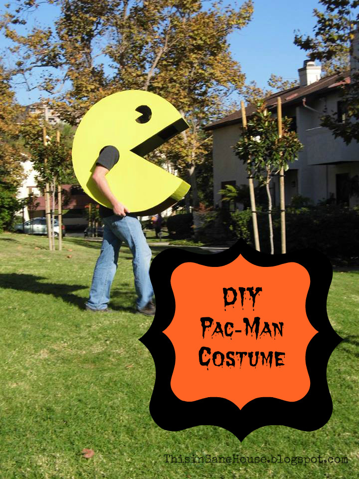 Pacman Costumes DIY
 This inSane House DIY Pac Man Costume For Under $15