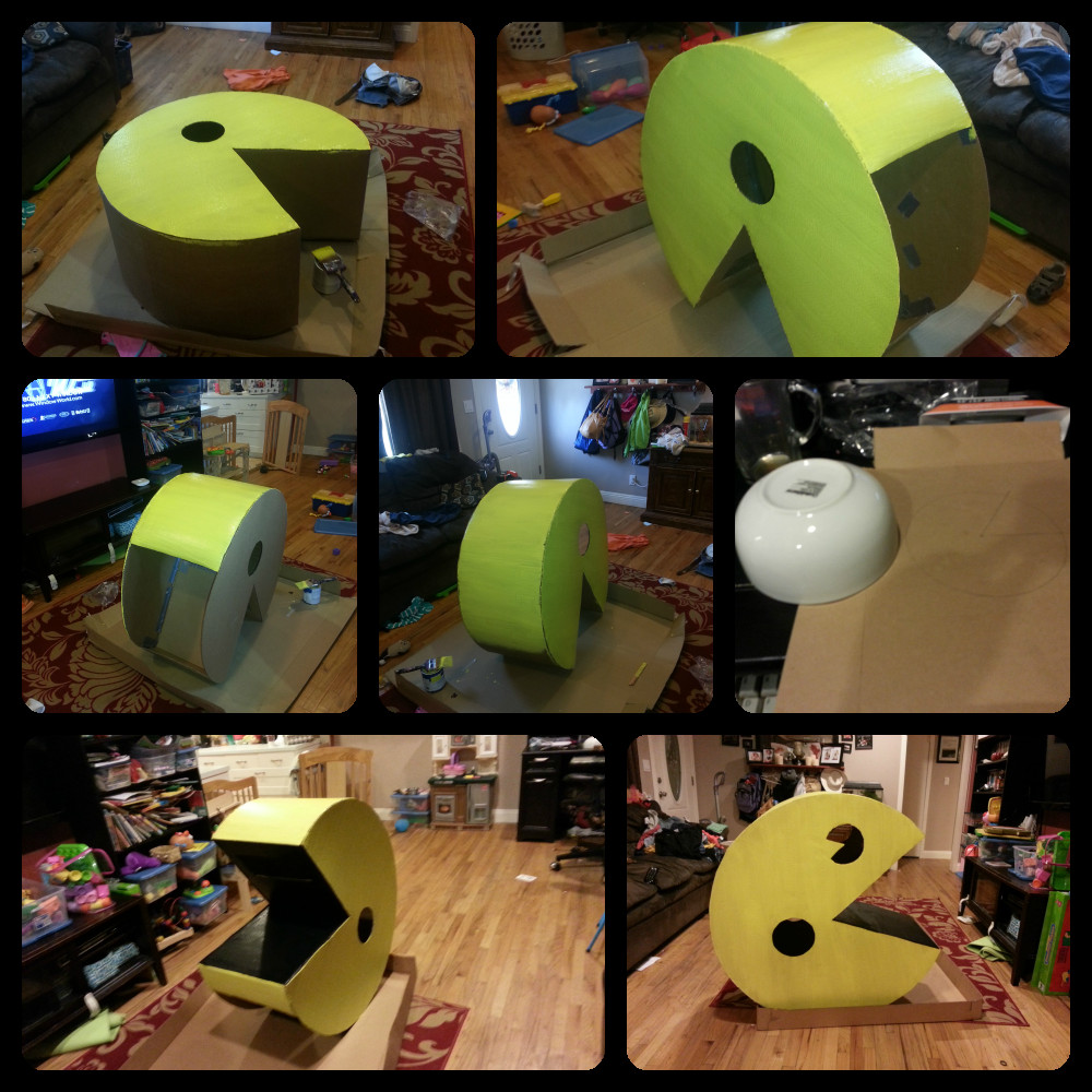 Pacman Costumes DIY
 This inSane House DIY Pac Man Costume For Under $15